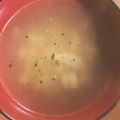 ひろ0922's cooksnap of when they made 優しい味の☆セロリスープ.
