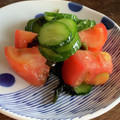 0720まま's cooksnap of when they made きゅうりとトマトの酢の物.