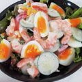 いたちゃん55's cooksnap of when they made 海老・トマト・ゆで卵のデリ風サラダ.