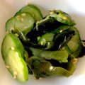 さんすけママ☆'s cooksnap of when they made きゅうりとわかめの酢の物.