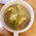 みまゆ's cooksnap of when they made たまねぎとベーコンとレタスのたまごスープ.