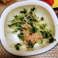 pozzzie's cooksnap of when they made かいわれ大根とツナのぱぱっとサラダ.