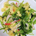 ✾ローズマリー✾'s cooksnap of when they made 三つ葉と卵の鶏ガラスープ炒め♪簡単.