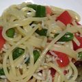 好タンタン's cooksnap of when they made しらすとトマトの冷製パスタ【混ぜるだけ】.