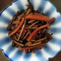 yokikana's cooksnap of when they made きんぴらごぼうの煮物.