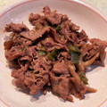 ★か☆な★'s cooksnap of when they made 牛肉、ネギ、マイタケの黒こしょう炒め.