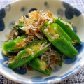 ゆう赤大好き♪♪'s cooksnap of when they made オクラとしらすの和え物.