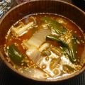 ピキコ's cooksnap of when they made 残り物で簡単！キムチスープ.