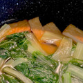 うぱるぱここあ's cooksnap of when they made しろ菜 と厚揚げの煮物.