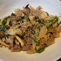 ピキコ's cooksnap of when they made 豚肉小間切れと野菜で☆スタミナ生姜焼き.