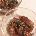kae2423999's cooksnap of when they made 【超簡単】ゴマあじ【刺身何でもO.K.】.