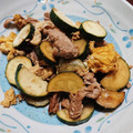 G_Yossan's cooksnap of when they made ズッキーニと豚肉の卵炒め.