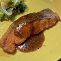 tonjiruuu's cooksnap of when they made 鮭のごまだれかけ【学校給食】.