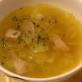 のらむーちょ's cooksnap of when they made キャベツ、ベーコン、エリンギのスープ.