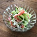 栗丸うさぎ's cooksnap of when they made カニカマ胡瓜のマリネ♪簡単夏の食養生.