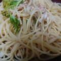 青汁ピンコ's cooksnap of when they made レモン醤油の冷製パスタ＊ツナマヨ添え.