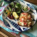 栗丸うさぎ's cooksnap of when they made お好み焼き風☆かにかまチーズトースト.