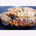 もりこ♬'s cooksnap of when they made 豚ばら肉巻き厚揚げと野菜★焼肉のたれ焼き.