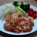 ポニーリボン's cooksnap of when they made 糖質制限☆小麦粉パン粉なし！チーズ豚カツ.