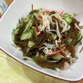 ゆーこリン♡'s cooksnap of when they made もずくときゅうりとカニカマの酢の物.