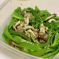 sayaendo＊'s cooksnap of when they made 簡単！ピーマンぶなしめじナムル.
