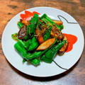 はるぽん208's cooksnap of when they made 簡単♪ししとうだけ！甘辛おかか炒め.