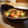 inyako's cooksnap of when they made 柔らかささみとゴーヤの醤油炒め.