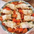 miwayon's cooksnap of when they made 大葉もやしの豚巻き　ニンニクレンジ蒸し　.