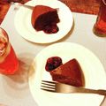 あやっち3's cooksnap of when they made 簡単！HMとアイスで炊飯器チョコケーキ☆.