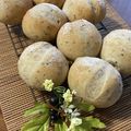 piccoloちん's cooksnap of when they made オリーブオイルのごまパン✿.
