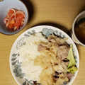 シロクマ♪'s cooksnap of when they made スライス大根と豚こま肉の生姜焼き.
