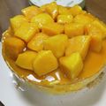 kuishinboF's cooksnap of when they made めっちゃマンゴー☆レアチーズケーキ.