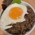 IKUSHIO's cooksnap of when they made ワンプレート。なすとひき肉の甘辛.
