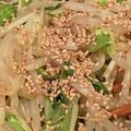 itsuk's cooksnap of when they made もやしと水菜の胡麻サラダ.