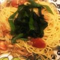 Mayumi731's cooksnap of when they made 超簡単☆トマトとツナ大葉の冷製パスタ.
