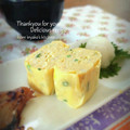 inyako's cooksnap of when they made 京風だし巻き卵 ②(しらすとねぎ入り).