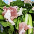 ☆とまき☆'s cooksnap of when they made 生の小松菜と柑橘のおつまみサラダ.