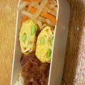 プルンバゴ's cooksnap of when they made お弁当に枝豆入りふっくらオムレツ風卵焼き.