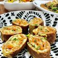 Superlittleboo's cooksnap of when they made ✿人参の彩り卵焼き✿.