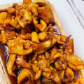 ころころっと's cooksnap of when they made おつまみに♪やみつき鶏皮の生姜甘辛煮。.