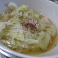 ちばたま's cooksnap of when they made おさかなソーセージと餅キャベチーズスープ.