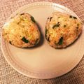 ぴぃー子's cooksnap of when they made 三つ葉とシャケフレークのおにぎり♡.