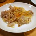 ラスカルぱおーん's cooksnap of when they made ＊豚こまもやしチーズお焼き＊小麦粉卵不要.