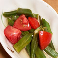 よッちャん's cooksnap of when they made 簡単♪トマトとオクラの和風マリネ.