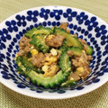 mogusun＊'s cooksnap of when they made ゴーヤと挽肉の玉子炒め.