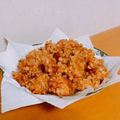 柴犬のお顔☆'s cooksnap of when they made 揚げものの衣を揚げ玉に♪サクサク♡.