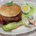 ☆ペペコ☆'s cooksnap of when they made 照り焼きチキンバーガー　アメリカ在住.