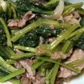 ☆コパン☆'s cooksnap of when they made ご飯が進む♪牛肉と小松菜の炒め物.