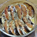 55才のおじさん's cooksnap of when they made 茄子とトマトの重ねチーズ焼き.