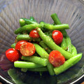 栗丸うさぎ's cooksnap of when they made ミニトマトとさやいんげんのサラダ.